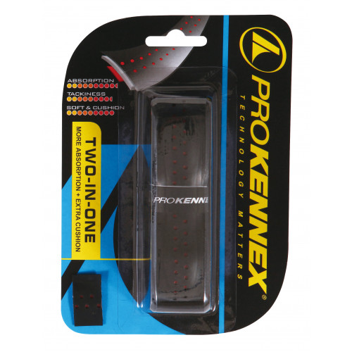 Ручка для тениснной ракетки ProKennex Two-In-One Grip 1 шт 25x1100x2,05 Черный (AYGP1706-B) - фото 1