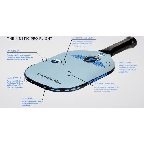 Ракетка для піклболу Pro Flight Рожевий (PKL-30056) - фото 4