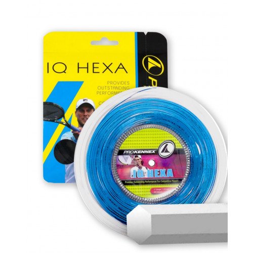 Тенісні струни ProKennex IQ HEХА 17G - 12.2 м 1.28mm/17G Блакитний  (AYSG1904_BL) - фото 1