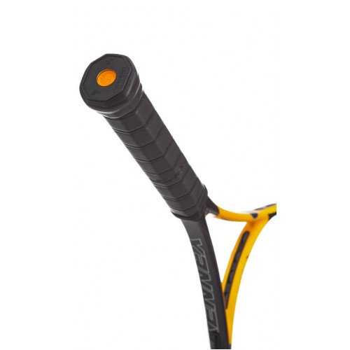 Ракетка теннисная ProKennex Ki Black Ace 285 ручка 4 3/8 - 3 Желто-черный (713-2-3) - фото 4